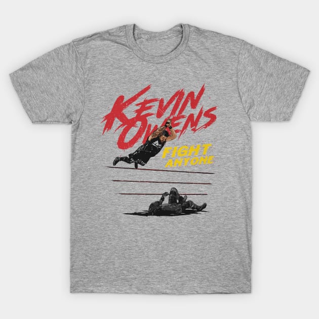 Kevin Owens Frog Splash T-Shirt by MunMun_Design